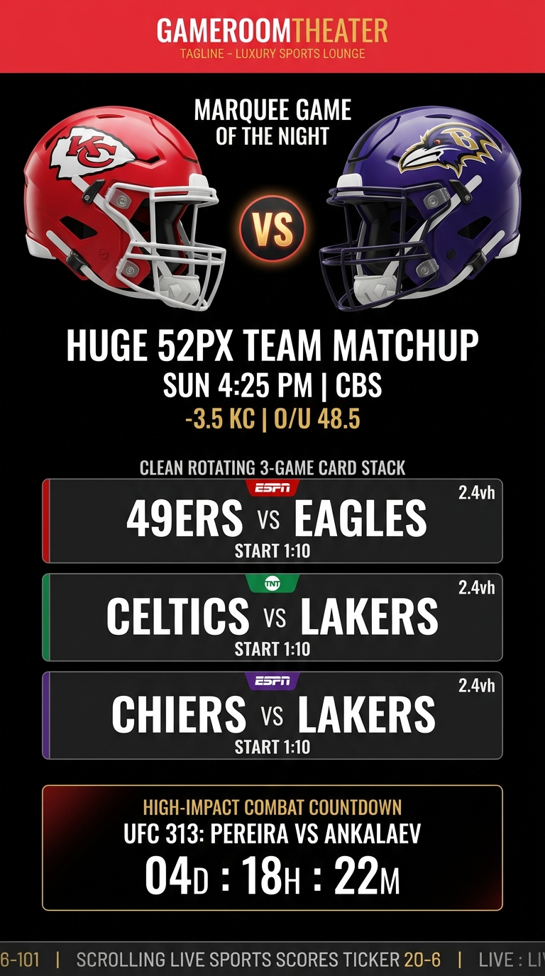 Gameroom Displays & Sportsbook