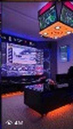 Jumbotron RGB Light Show & Racing Grid