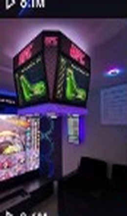 Ceiling Mini Jumbotron F1 Circuit Telemetry