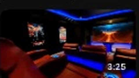 Basement Home Theater / Game Room / Man Cave / Arcade Tour