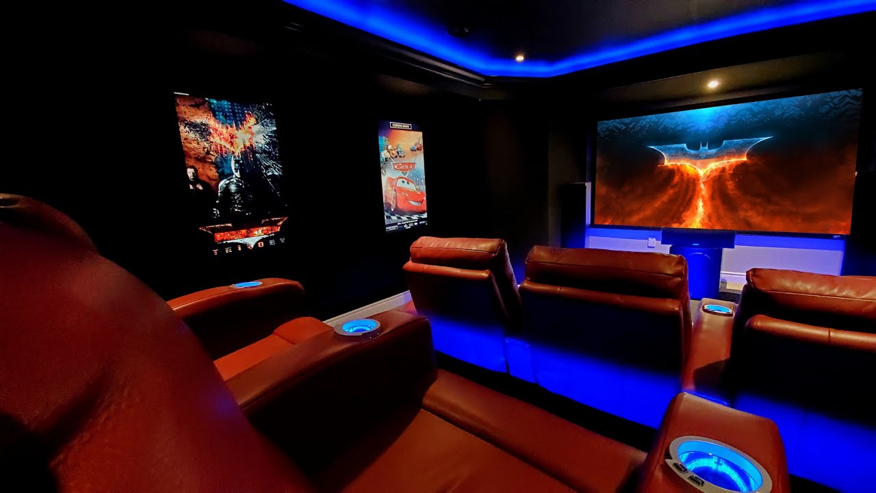 Basement Home Theater / Game Room / Man Cave / Arcade Tour