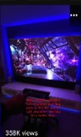 Giant Screen Cinema & Ambient Glow
